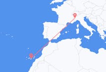 Flights from Turin to Las Palmas