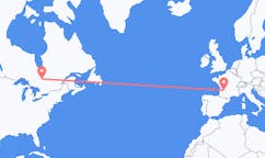 Flights from Rouyn-Noranda, Canada to Bergerac, France