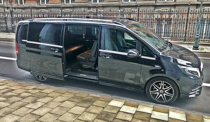 Private transfer from BRU Airport - Brussels GO BACK MB V-CLASS 7 PAX