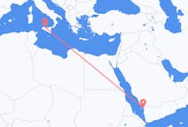 Flights from Jizan, Saudi Arabia to Palermo, Italy