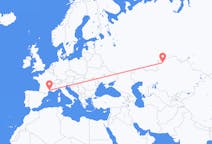 Flights from Kostanay, Kazakhstan to Montpellier, France