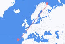 Fly fra Murmansk til Funchal