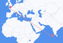 Flights from Dharavandhoo, Maldives to Rennes, France
