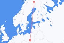 Flüge von Pajala, Schweden nach Krakau, Polen