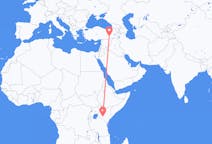 Flyg från Nairobi, Kenya till Diyarbakir, Turkiet