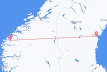 Fly fra Volda til Sundsvall
