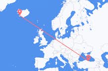 터키 삼순발 아이슬란드 레이캬비크행 항공편