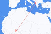 Flights from Ouagadougou, Burkina Faso to Corfu, Greece