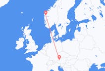 Flights from Førde, Norway to Salzburg, Austria