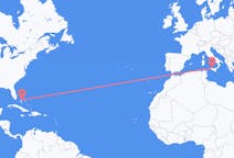 Flights from Nassau to Palermo