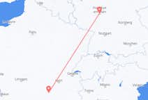 Flyreiser fra Le Puy-en-Velay, Frankrike til Frankfurt, Tyskland