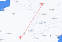 Flyreiser fra Le Puy-en-Velay, Frankrike til Frankfurt, Tyskland