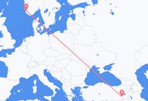 Flyrejser fra Siirt, Tyrkiet til Stavanger, Norge