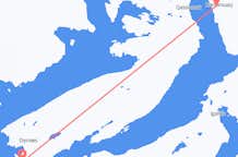 Loty z Narsaq, Grenlandia do Narsarsuaqa, Grenlandia