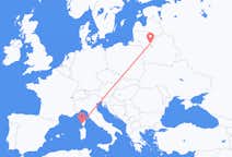 Vluchten van Ajaccio naar Vilnius