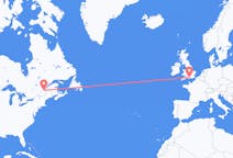 Flyreiser fra Québec, til Southampton