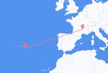 Vluchten van Le Puy-en-Velay, Frankrijk naar Ponta Delgada, Portugal
