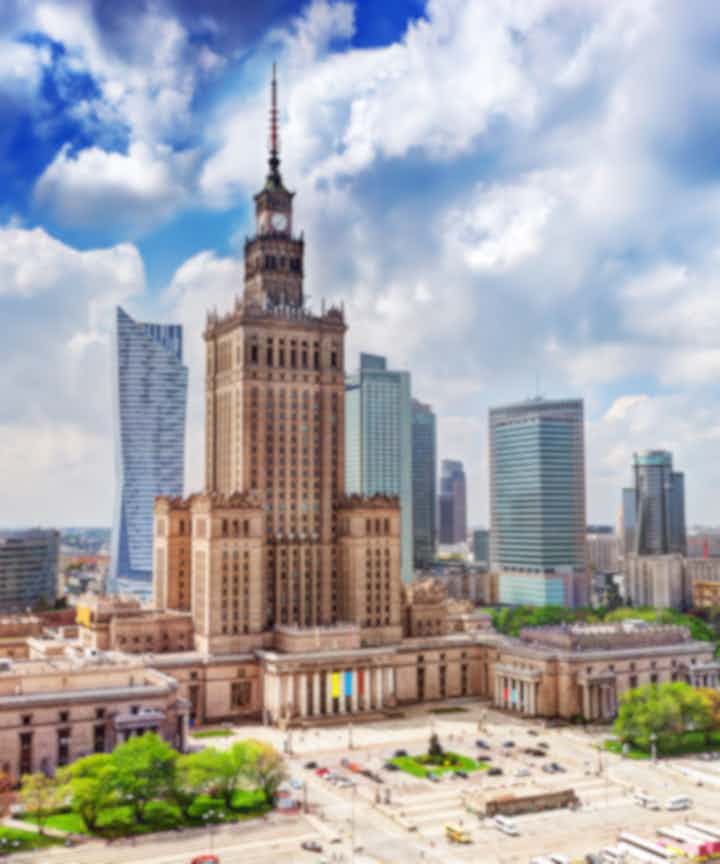 Flights from Khajuraho Group of Monuments to Warsaw