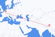 印度出发地 迪布鲁加尔飞往印度目的地 卢森堡的航班
