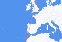 Flyreiser fra Essaouira, Marokko til Newcastle upon Tyne, England