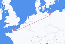 Flyreiser fra Caen, Frankrike til Szczecin, Polen