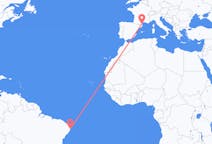Flights from Recife, Brazil to Perpignan, France