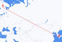 Flights from Kumamoto in Japan to Kuusamo in Finland