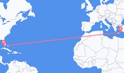 Flyrejser fra Key West, USA til Karpathos, Grækenland