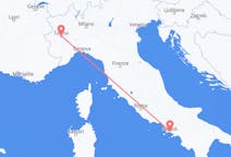 Flyg från Turin, Italien till Neapel, Italien