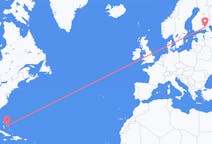 Flights from Rock Sound, the Bahamas to Lappeenranta, Finland