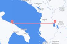 Flyreiser fra Bari, til Ohrid