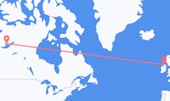Flyg från Yellowknife, Kanada till Derry, Nordirland