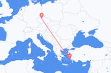 Vluchten van Leros, Griekenland naar Praag, Tsjechië
