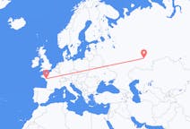 Flights from Ufa, Russia to Nantes, France