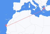 Flyg från Nouadhibou, Mauretanien till Mykonos, Grekland