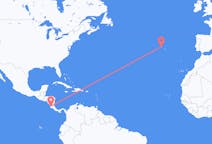 Flyreiser fra Liberia, til Terceira