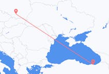 出发地 土耳其出发地 特拉布宗目的地 波兰克拉科夫的航班