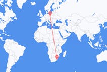 Flights from Margate, KwaZulu-Natal, South Africa to Wrocław, Poland