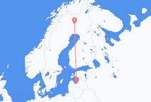 Flights from Pajala to Riga