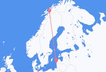 Flights from Narvik, Norway to Liepāja, Latvia