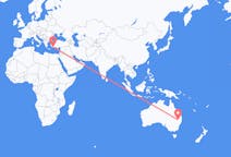 Flyreiser fra Moree, Australia, til Dalaman, Australia
