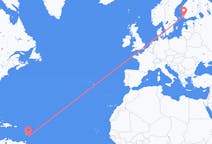 Flyrejser fra Bridgetown, Barbados til Turku, Finland