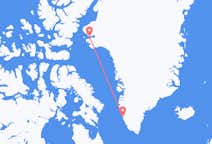 Voos de Qaanaaq, Groenlândia para Nuuk, Groenlândia