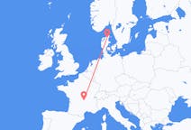Flights from Clermont-Ferrand to Aalborg