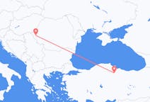 Flyg från Amasya, Turkiet till Timișoara, Rumänien