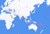 Flyrejser fra Port Vila, Vanuatu til Istanbul, Tyrkiet