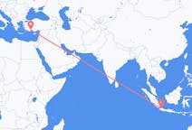 Flyreiser fra Jakarta, til Antalya