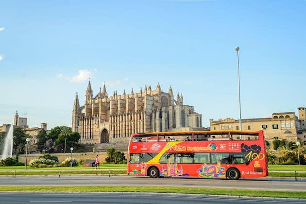 Recorrido en autobús con paradas libres en Palma de Mallorca con opción de recorrido en barco y castillo de Belver