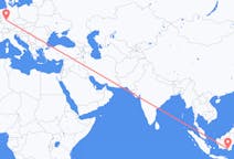 Flyrejser fra Banjarmasin, Indonesien til Frankfurt, Tyskland