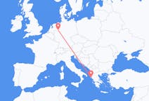 Flyrejser fra Korfu, Grækenland til Münster, Tyskland